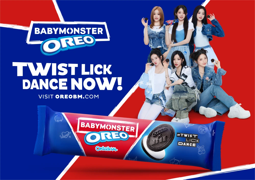 OREO x BABYMONSTER Hidupkan Sensasi K-Pop Lewat #TwistLickDance